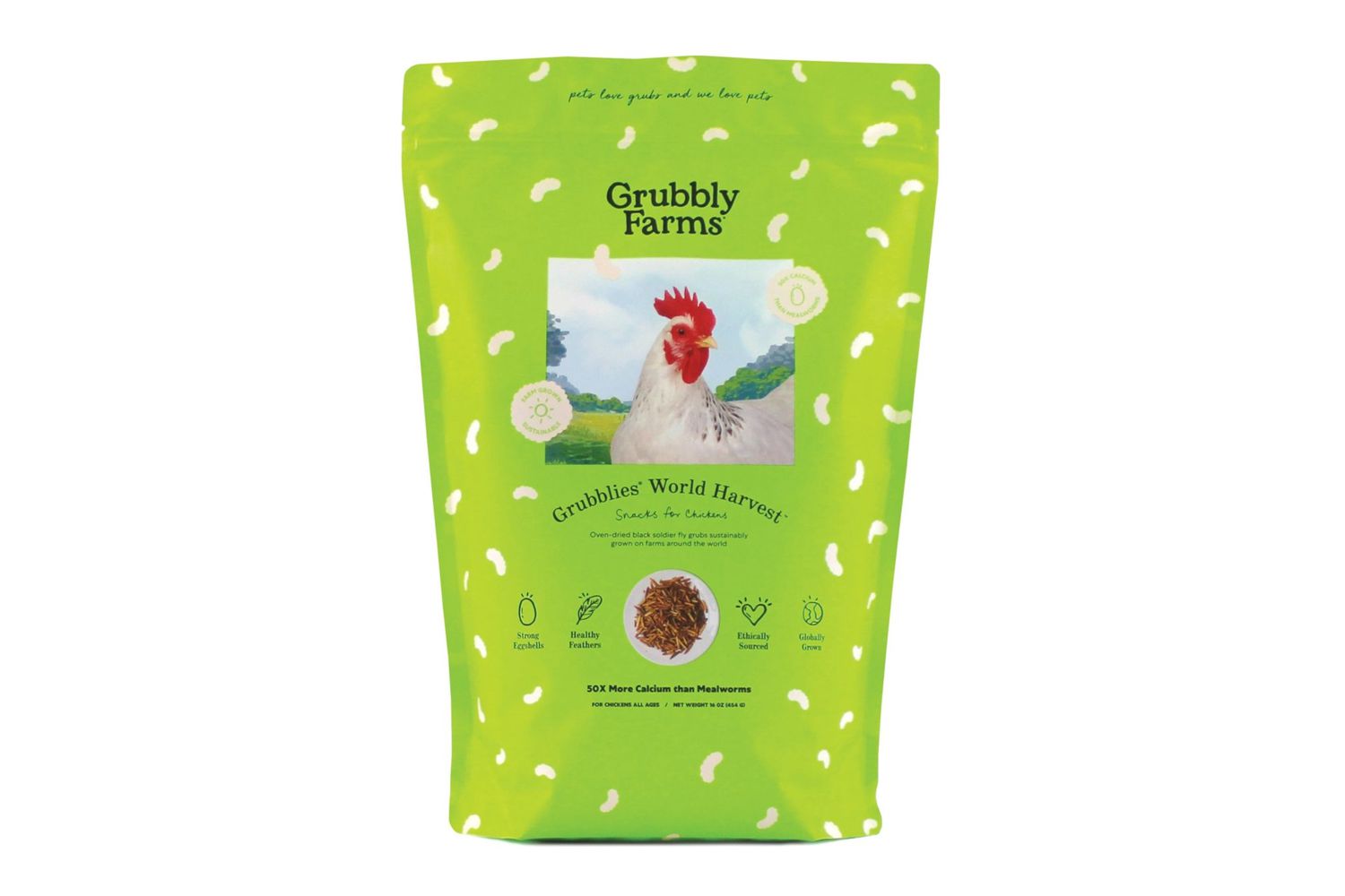 Chewy Grubbly Farms Black Soldier Fly Larvae