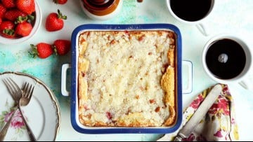 Strawberry Coffee Cake