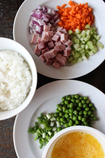 Ham Fried Rice-Ingredients 2