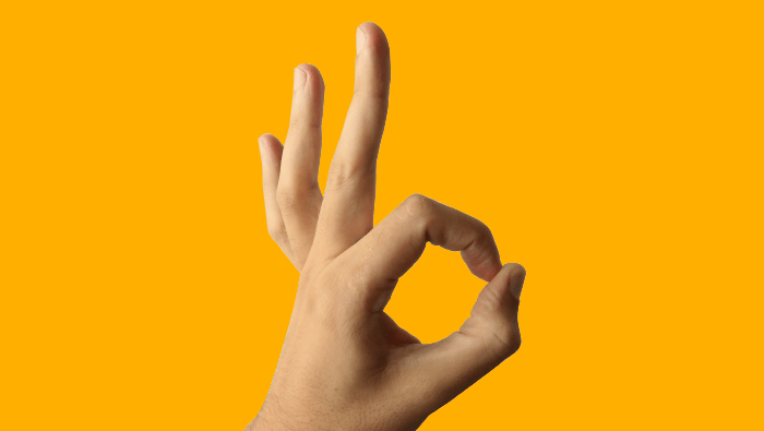 hand making okay sign hand gestures and their meanings