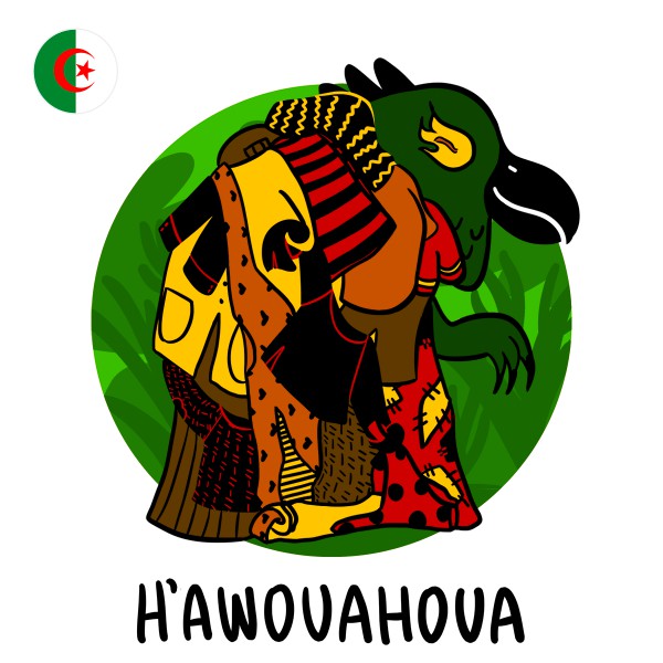 H'awouahoua, illustration of the Algeria boogeyman