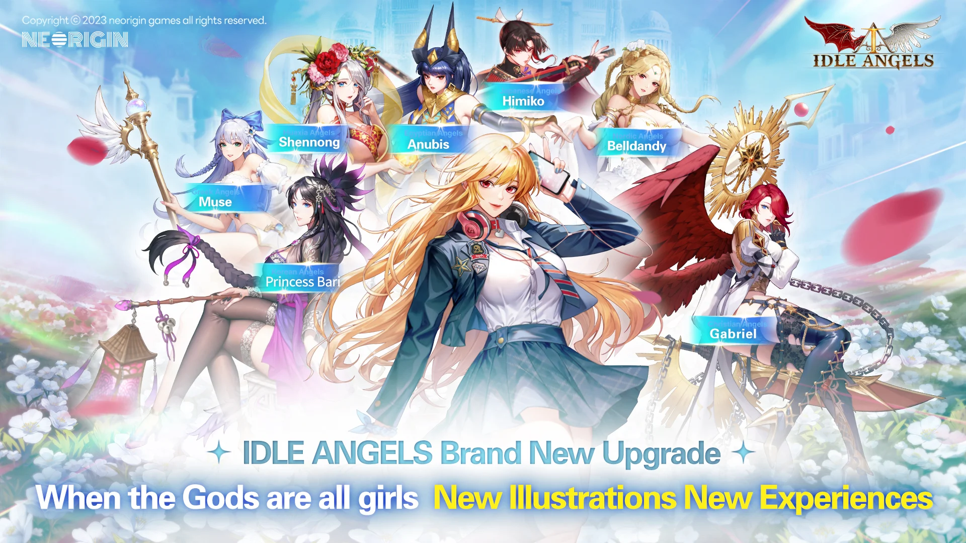 Gods Are Girls – Idle Angels: Goddess’ Warfare Gets its Biggest Update Yet, with More to Come