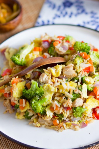 Healthy Pork Fired Rice-7