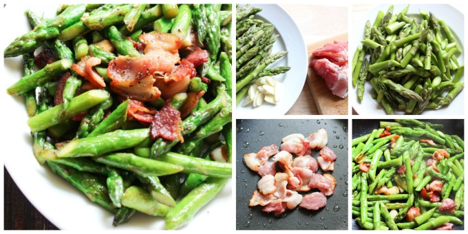 How to Make Bacon and Asparagus Stir-fry