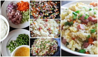 How to Make Chinese Fried Rice with Ham