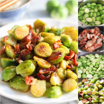 How to make bacon with Brussels sprouts