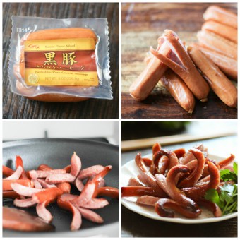 How to make Japanese Pan-fried Sausage