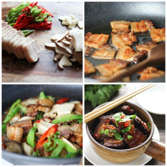 How to make Pork Belly and Mushroom