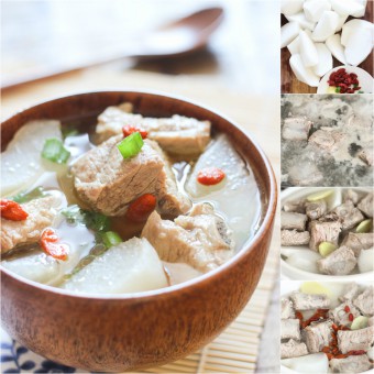 how to make pork rib soup with daikon