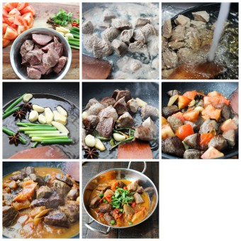 How to make beef and tomato stew