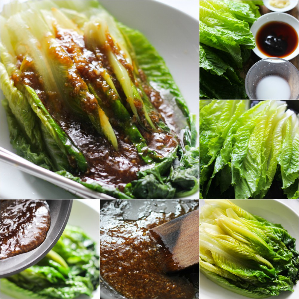 how-to-make-garlic-sauce-romaine-lettuce
