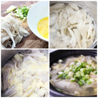 ow to make oyster mushroom soup