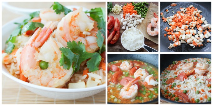 How to make shrimp simmered rice