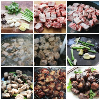 How to make simple braised pork ribs