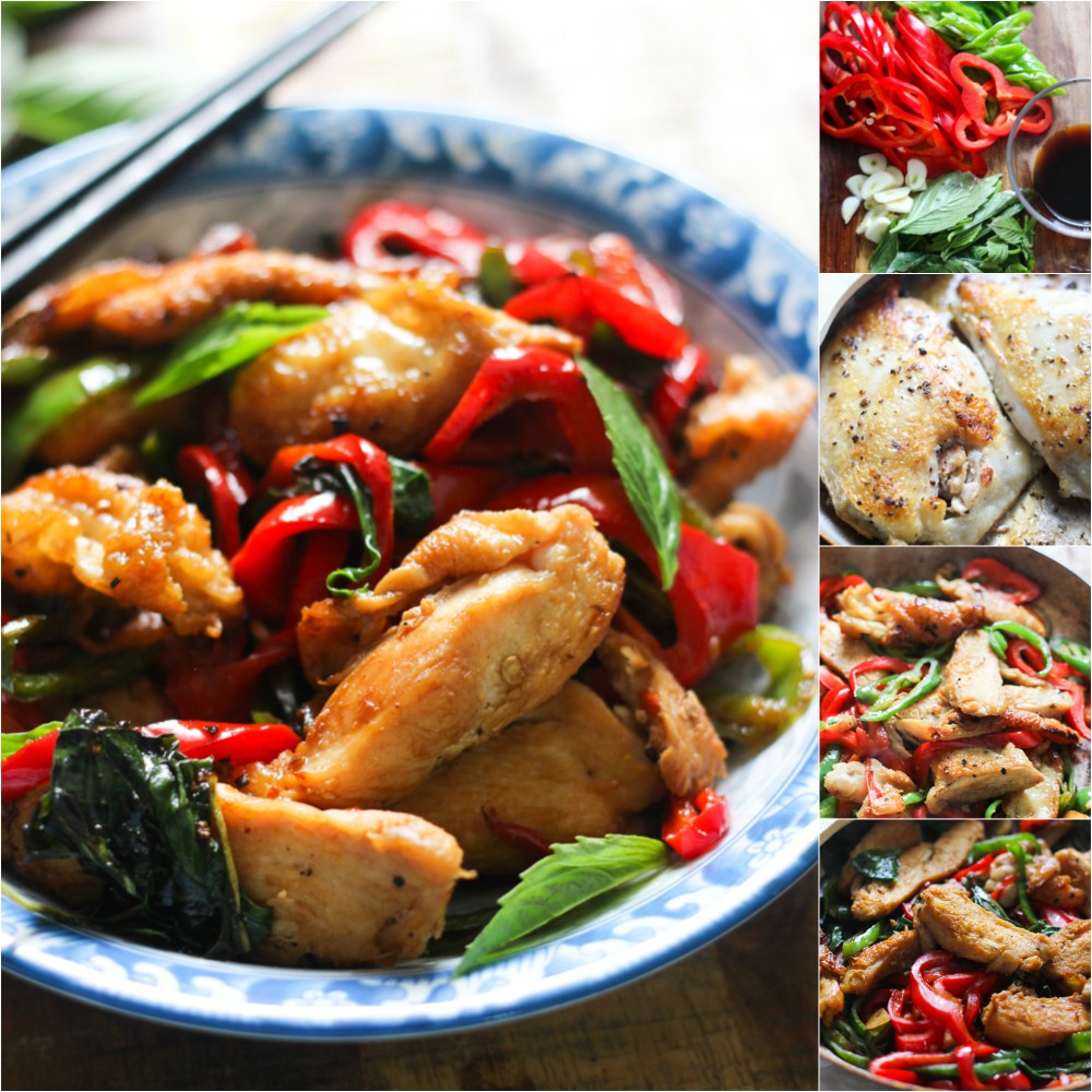 how to make thai basil chicken