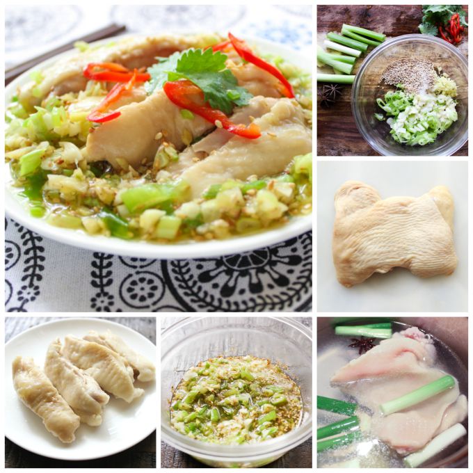 How to make the Chicken with Green Onion Sauce