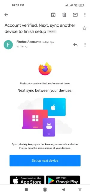 How To Sync Firefox Set Up Next Device