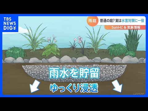 雨水花园の排水溝の作り方と溢水対策