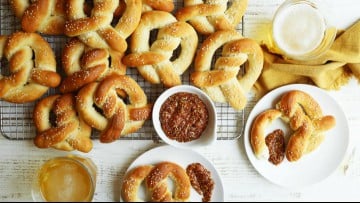 Auntie's Delicious Soft Pretzels, Amish Recipe