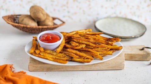 Zesty Oven Baked Fries