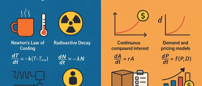 Practical Applications of Differential Equations in Physical Science and Business Mathematics