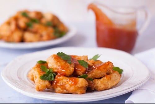 Kittencal's Chinese Chicken Balls With Sweet and Sour Sauce