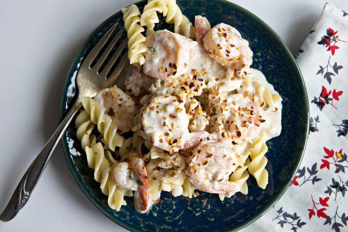 Buttery Shrimp And Pasta