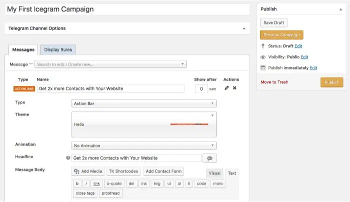 icegram-mte-first-campaign