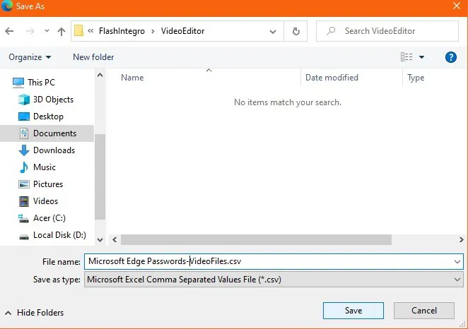 Import Export Edge Export Passwords As Csv