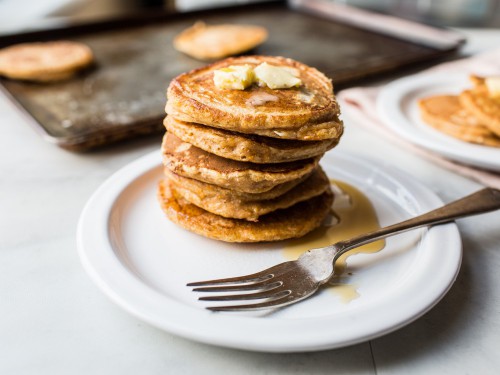 Light and Fluffy Pumpkin Pancakes