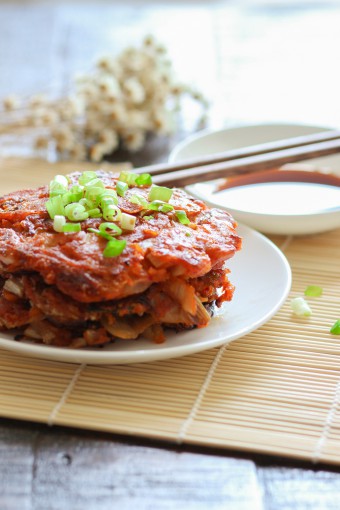 Simple Homemade Kimchi Pancake