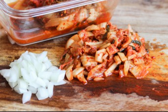 Kimchi Pancake Ingredients