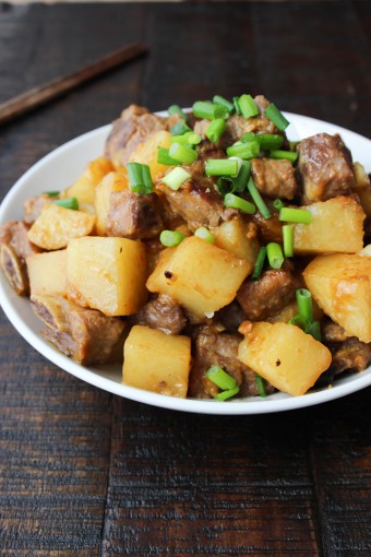 Korean-style Pork Rib and Potato