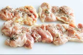 marinating the chicken