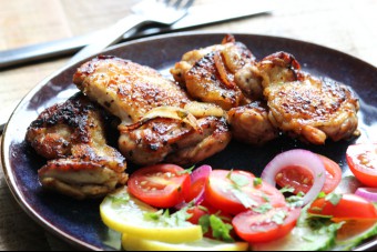pan-fried lemon chicken