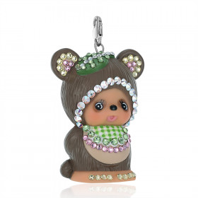 Monchhichi Crystal Raccoon Charm(L)