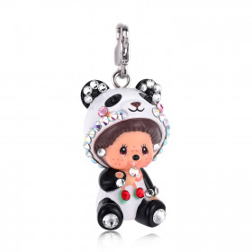 Monchhichi CRYL CHARM PANDA B&W