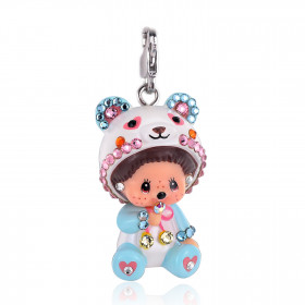 Monchhichi CRYL PENDANT PANDA BL