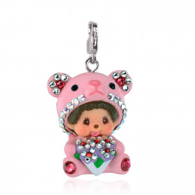 Monchhichi CRYL CHARM TEDDY PK