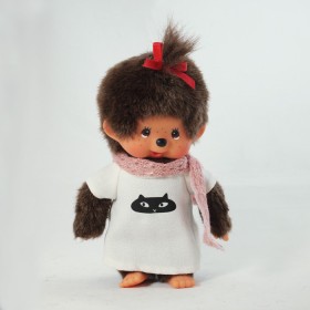 Monchhichi One Piece & Muffler Girl