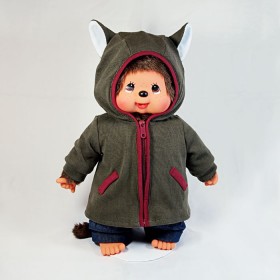 Monchhichi Wolf Coat Boy L