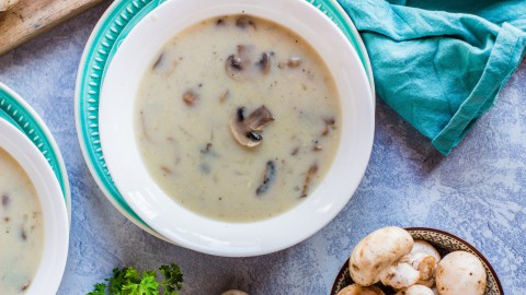 Homemade Cream of Mushroom Soup