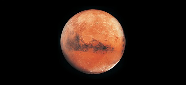 High quality rendering of the planet Mars.