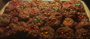 Chewy Double Chocolate Chip Cookies