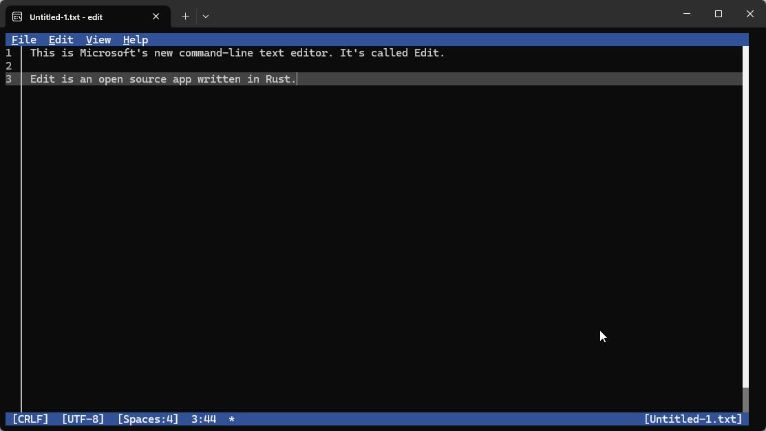Microsoft Edit