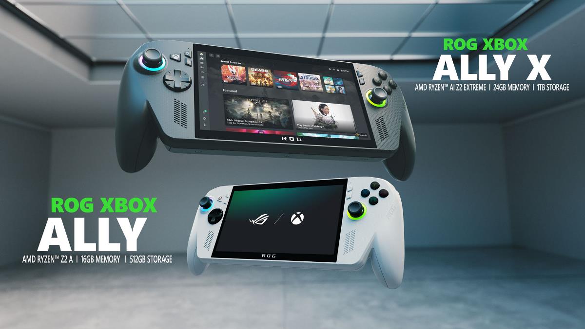Microsoft and ASUS have announced 2 ROG Xbox Ally handhelds