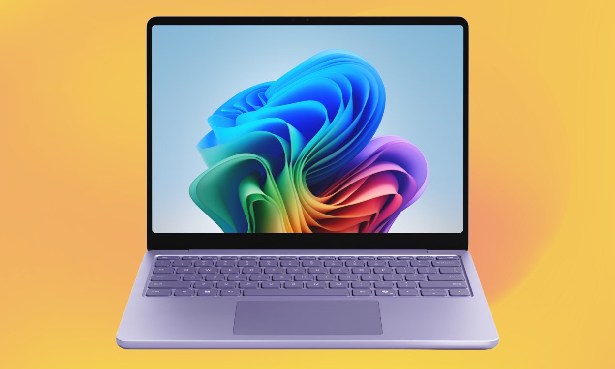 13-inch Microsoft Surface Laptop shown from the front.