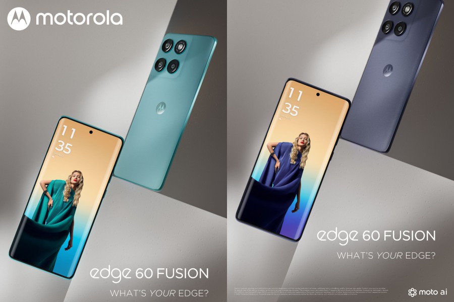 Alleged green and blue color options for Motorola Edge 60 Fusion.