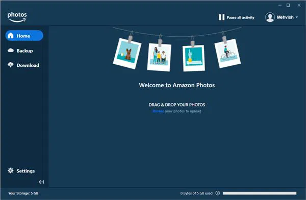 Move Google Photos To Amazon Photos Drag And Drop