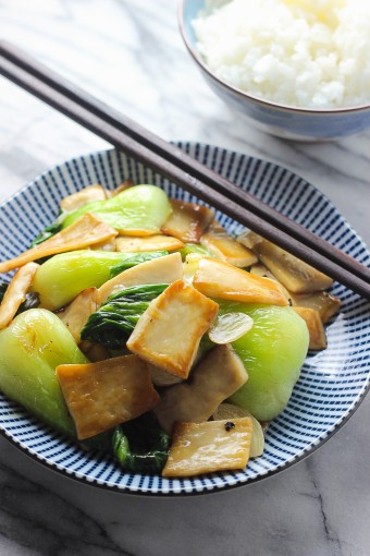 Mushroom and Bok Choy Stir Fry-28